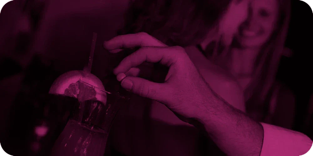 person drink spiking