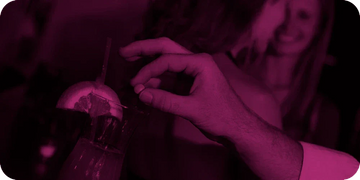 person drink spiking